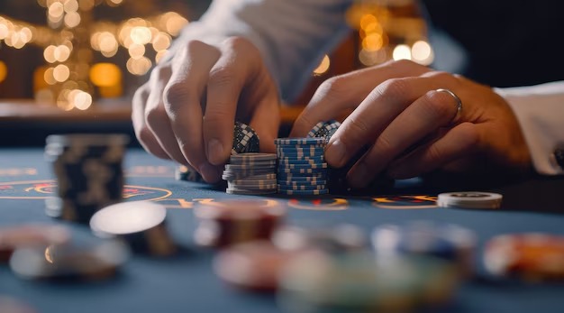 Live dealer studio streaming Lucky Twins game